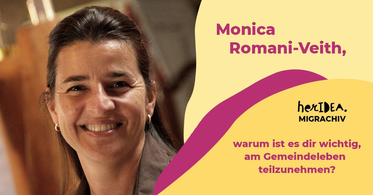 MIGRACHIV: Monica Romani-Veith, warum ist es dir wichtig, am Gemeindeleben teilzunehmen?